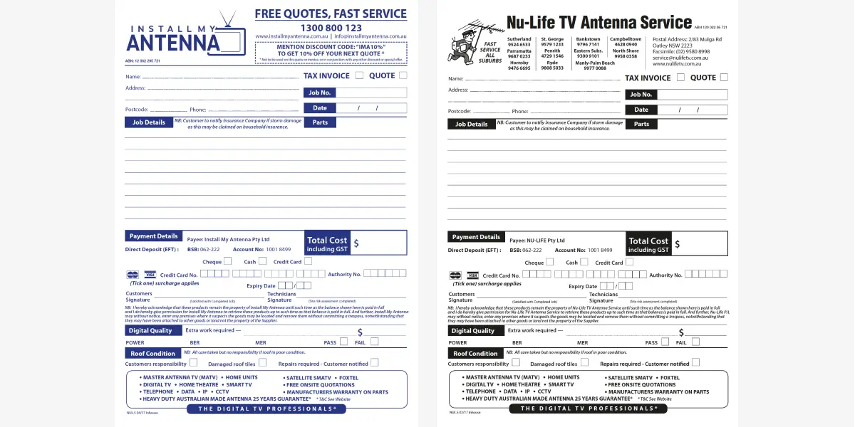 NCR Docket Books